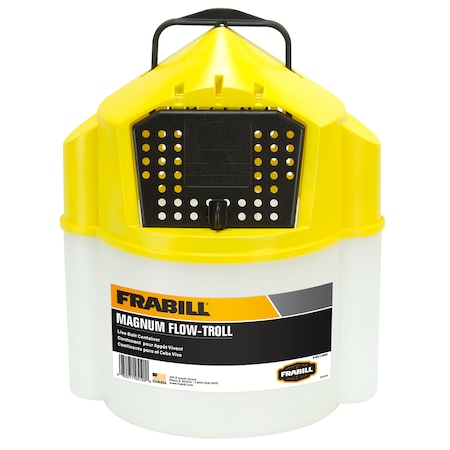 Frabill Magnum Flow Troll Bucket - 10 Quart 451200